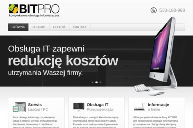Bitpro. Kompleksowa obsługa informatyczna, serwis laptopów - Naprawa Komputerów Tarnowskie Góry