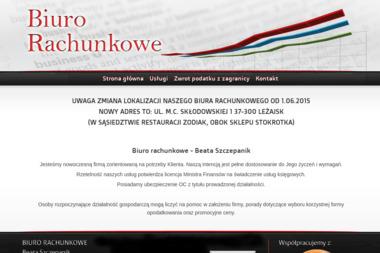 Biuro Rachunkowe Beata Szczepanik - Rejestracja Firm Leżajsk