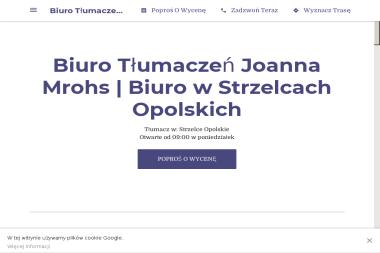 Biuro Tłumaczeń Joanna Mróz Tłumacz Przysięgły Języka Niemieckiego - Tłumacze Strzelce Opolskie