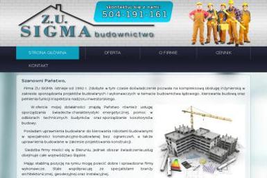 ZU Sigma. Kierownik budowy, kosztorysy - Nadzór Budowlany Bieruń