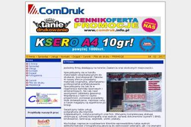 Comdruk. Reklama, drukarnia - Wydruk Folderów Zawiercie