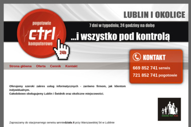 Ctrl. Usługi informatyczne, pomoc komputerowa - Naprawa Komputerów Lublin