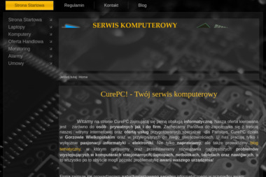CurePC - Serwis Laptop&oacute;w Gorz&oacute;w Wielkopolski