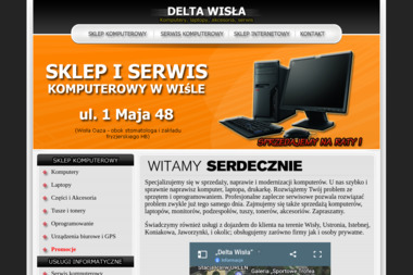 Sklep i serwis komputerowy Delta Wisła - Naprawa Komputerów Wisła