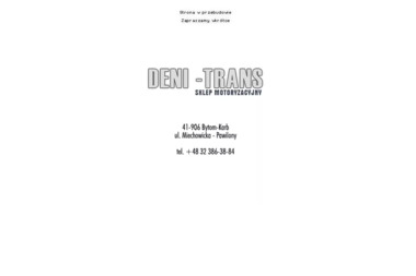 Deni Trans Monika Kurzac - Usługi Transportowe Bytom