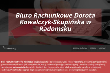 Biuro Rachunkowe Dorota Kowalczyk - Sprawozdania Finansowe Radomsko