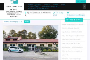 Domin Consulting Sp. z o.o. - Sprawozdania Finansowe Łomianki