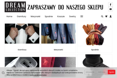 Dream Collection - producent garniturów i koszul - Garnitur Szyty Na Miarę Lublin