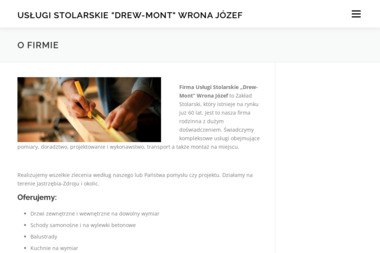 Usługi Stolarskie Drew Mont Wrona Józef - Stolarz Jastrzębie-Zdrój