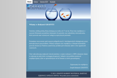 Graffiti Robert Nesteruk, Bartosz Zębowicz Sp.J. - Drukarnia Łomianki