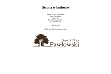 Zakład Stolarski Tadeusz Pawłowski - Najwyższej Klasy Zakład Stolarski w Makowie Mazowieckim