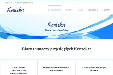 Biuro Tłumaczy Przysięgłych Kontekst - Tłumacze Goleniów