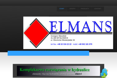 Elmans. Grzegorz Mansfeld - Instalacje Budowlane Mysłowice