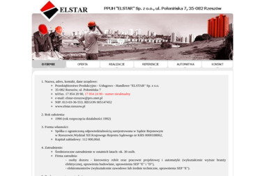 PPUH Elstar Sp. z o.o. - Instalatorstwo Rzeszów