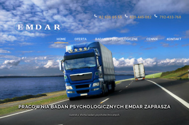 Emdar. Psychotesty, badania kierowców - Psycholog Łódź