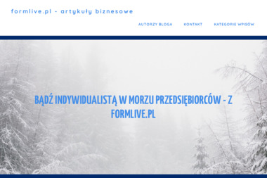 Agencja Interaktywna FormLive - Projektowanie Stron Internetowych Poznań