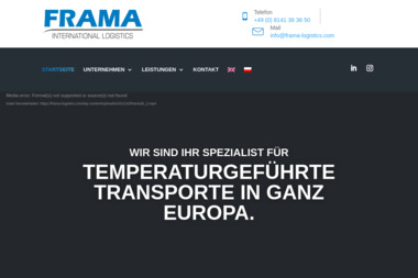 Frama Logistics Polska Sp. z o.o. - Transport Towarowy Otwock