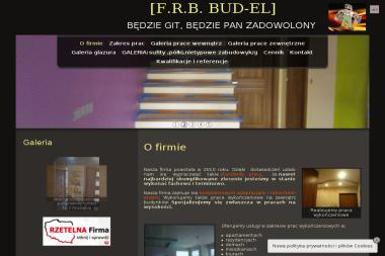 Firma Remontowo Budowlana Bud El Maciej Marzol Nazwa Skrócona F R B Bud El - Murowanie ścian Bełchatów