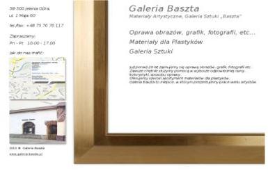 Materiały Artystyczne Galeria Sztuki Baszta Lipińska Barbara - Skład Opału Jelenia Góra