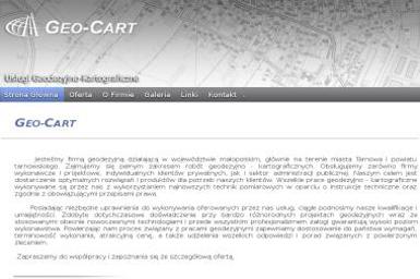 Geo-Cart Dariusz Świdnicki Usługi Geodezyjno-Kartograficzne. Tyczenia, podziały nieruchomości - Usługi Geodezyjne Tarnów