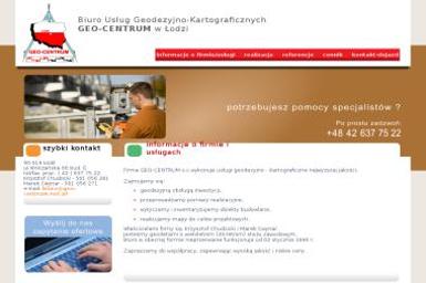Geo-Centrum s.c. Biuro Usług Geodezyjno-Kartograficznych - Geodeta Łódź