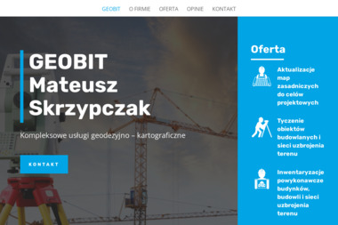 Geobit Mateusz Skrzypczak. Usługi geodezyjne, geodezja - Geodeta Dymaczewo Stare