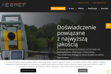 Georef. Zakład Usług Geodezyjnych Tomasz Ciążyński - Geodeta Gliwice