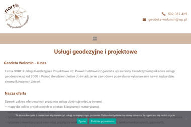 North Usługi Geodezyjne i Projektowe Paweł Piotrkowicz - Geodeta Kobyłka