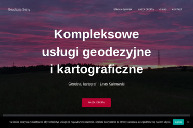 Przedsiębiorstwo Usług Geodezyjnych i Kartograficznych Linas Kalinowski - Firma Geodezyjna Sejny
