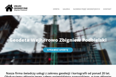 Usługi Geodezyjne Zbigniew Podbielski. Geodezja, mapa geodezyjna - Geodezja Wejherowo