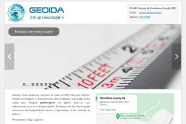 Geoida Łukasz Oleksiński. Usługi geodezyjne, geodeta - Geodeta Gdynia