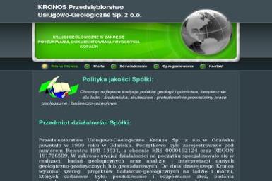 Przedsiębiorstwo Usługowo-Geologiczne Kronos Sp. z o.o. - Geolog Gdańsk