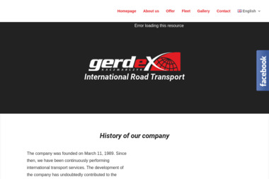 Gerdex-Transport Międzynarodowy Gerard Kaczmarczyk - Transport Rawa Mazowiecka