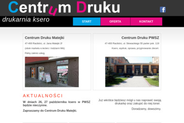 Centrum Druku Zuzanna Grzesik - Drukarnia Racibórz