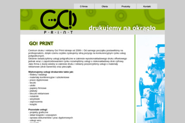 Go! Print Centrum Druku i Reklamy. Druk offsetowy, druk cyfrowy - Ekskluzywne Wizytówki Skawina