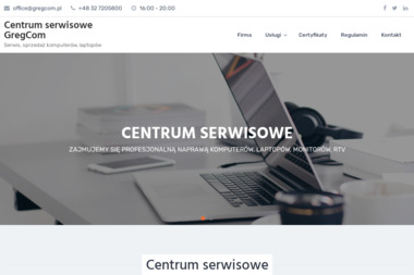 Systemy Komputerowe Gregcom - Strona Internetowa Świerklany