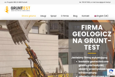 Grunt-Test Badania Gruntu - Badanie Geotechniczne Poznań