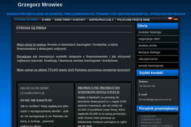 GM Grzegorz Mrowiec - Leasing Samochodu Bielsko-Biała