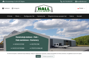 Hall Corp. Konstrukcje stalowe, hale, namioty - Wykonanie Konstrukcji Stalowej Gdynia
