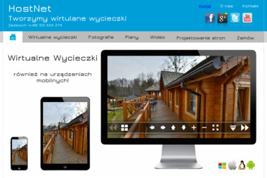 HostNet - Modernizacja Strony Internetowej Bieżuń