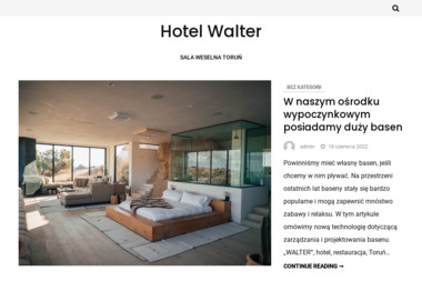 Hotel i Ośrodek Rekreacyjno-Wypoczynkowy - WALTER - Catering Dla Firm Toruń