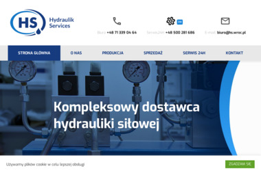Hydraulik Services Sp. z o.o. Oddział Jawor. Maszyny, przewody ciśnieniowe - Instalacje Jawor