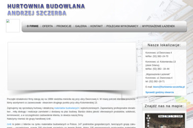 Hurtownia Materiałów Budowlanych Andrzej Szczerba - Skład budowlany Koronowo