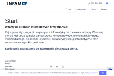 Infam It. Komputery, outsourcing - Usługi Komputerowe Zalesice