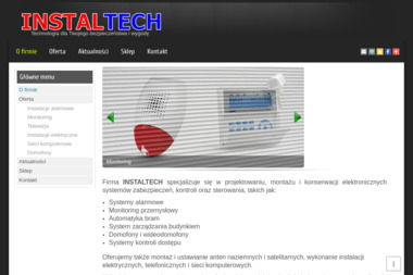 Instaltech. Instalacje elektryczne, instalacje alarmowe, monitoring - Usługi Elektryczne Zduńska Wola