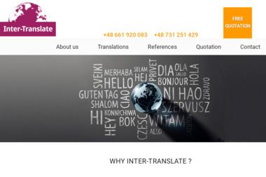 Inter-Translate - Tłumacz Języka Angielskiego Chorzów