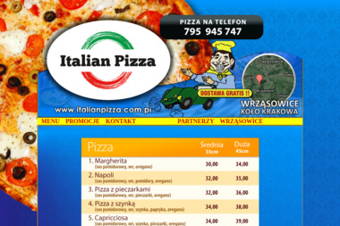 Italian Pizza. Pizzeria, catering - Catering Na Konferencje Wrząsowice