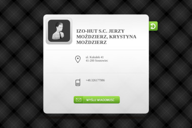 Izo Hut S.C. Moździerz Jerzy Moździerz Krystyna - Tokarz Sosnowiec
