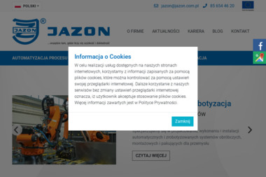 Jazon Maszyny Urządzenia Jan Zadykowicz - Mieszkania na Wynajem Jurowce