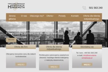 Kancelaria Adwokacka Piotr Hindemith - Skup Długów Warszawa